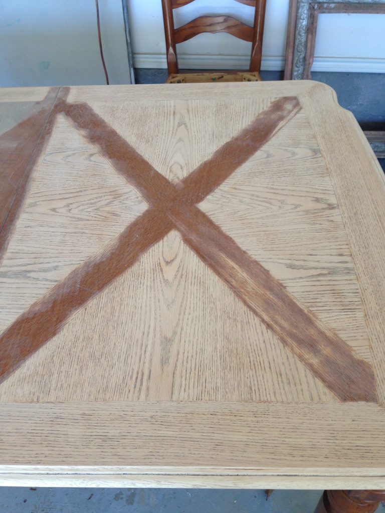Pattern Table (during sanding)