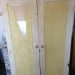China hutch doors covered in paper