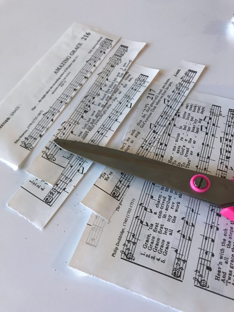 DIY Music Note Christmas Ornament